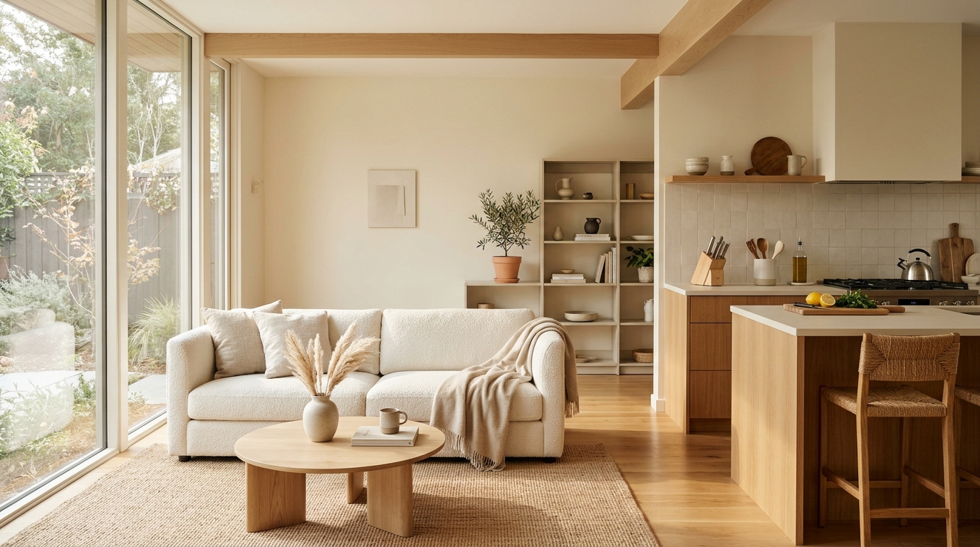 Aesthetic Modern Living Interior